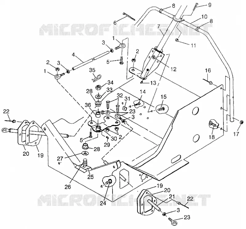 DIRECTION WIDETRAK GT 0972061 and EUROPEAN WIDETRAK GT E972061 (4938173817B004) Polaris SNOWMOBILES autre 1997 WIDETRAK  EURO WIDETRAK GT - E972061