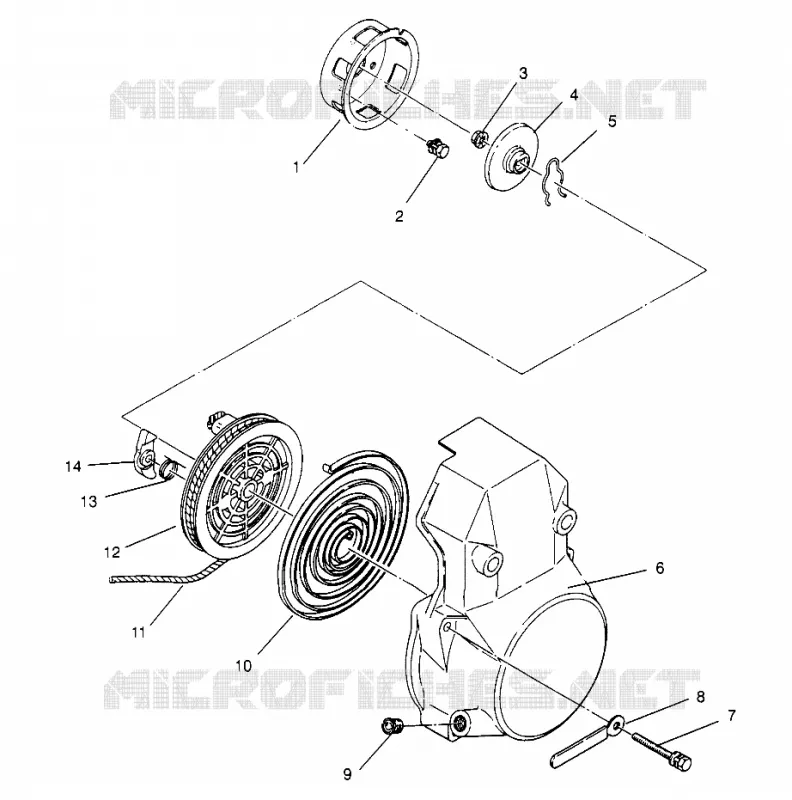 LANCEUR ASSEMBLY 500 CARB 0962764, 500 CARB SKS 0962564,  500 CARB S (4931873187D006) Polaris SNOWMOBILES 500 1996 RMK  500 CARB RMK - 0962964