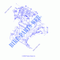 MOTEUR COMPLET   A12CF76FF (49ATVMOTEUR096X6) pour Polaris SPORTSMAN FOREST 800 6X6 de 2012