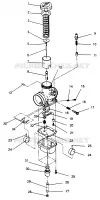 CARBURATEUR Storm 0965782, Storm SKS 0965582, Euro Storm E965782, E (4931593159D005) pour Polaris STORM de 1996