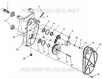 CARTER DE CHAINEE ASSEMBLY STORM 0965782, STORM SKS 0965582,  EURO STORM E965782, E (4931593159B009) pour Polaris STORM de 1996