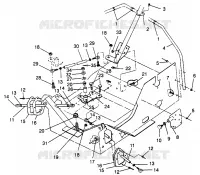 DIRECTION Storm 0965782, Storm SKS 0965582,  Euro Storm E965782, Eu (4931593159B007) pour Polaris STORM de 1996