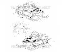 EMBLEMES   E965782 (4931593159a013) pour Polaris STORM de 1996