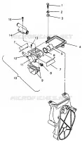 FREIN Storm 0965782, Storm SKS 0965582, Euro Storm E965782, Euro Storm SKS (4931593159B008) pour Polaris STORM de 1996
