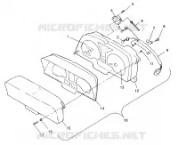 INSTRUMENTS STORM 0965782, STORM SKS 0965582, EURO STORM E965782, EURO STOR (4931593159B001) pour Polaris STORM de 1996