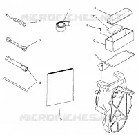 OUTILS STORM 0965782, STORM SKS 0965582,  EURO STORM E965782, EU (4931593159B012) pour Polaris STORM de 1996