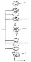 POMPE A CARBURANT Storm 0965782, Storm SKS 0965582,  Euro Storm E965782, Euro Storm (4931593159D008) pour Polaris STORM de 1996