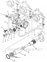 POMPE A HUILE Storm 0965782, Storm SKS 0965582,  Euro Storm E965782, Eu (4931593159D007) pour Polaris STORM de 1996