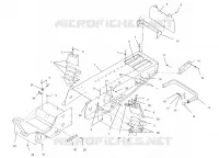 TUNNEL   E965782 (4931593159A005) pour Polaris STORM de 1996