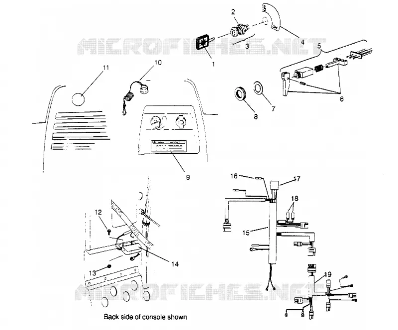 ALLUMAGE ET FAISCEAU ELECTRIQUE 440 0952760, 440 SKS 0952560,  and EUROPEAN 440 S (4929032903B005) Polaris SNOWMOBILES 440 1995 SKS  EURO 440 SKS - E952560