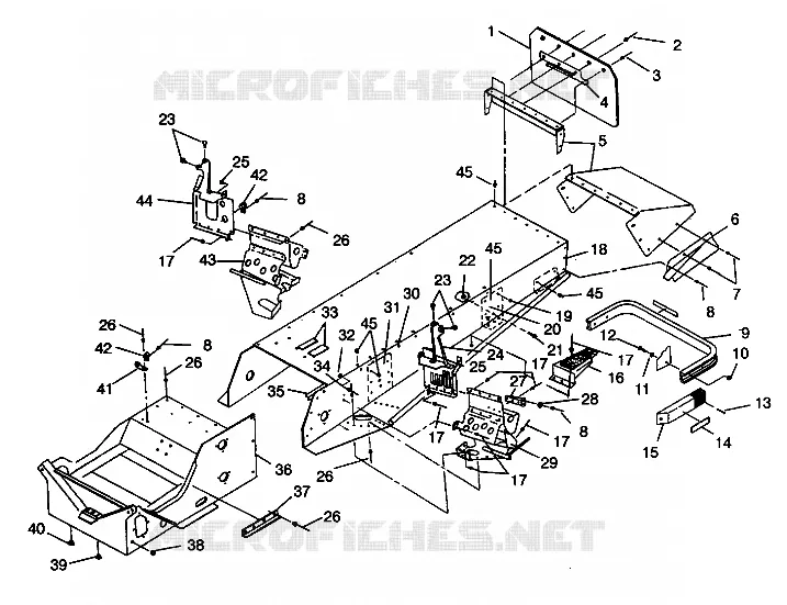 TUNNEL CLASSIC 0942865 AND CLASSIC TOURING 0942875 (4924962496001A) Polaris SNOWMOBILES autre 1994 OTHERS  CLASSIC - 0942865