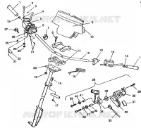 DIRECTION   GUIDON ASSEMBLY RXL TOURING E940869 (49274327430013) pour Polaris TOURING de 1994