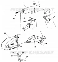 ECHAPPEMENT RXL TOURING E940869 (49274327430028) pour Polaris TOURING de 1994