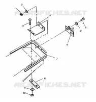 HITCH ASSEMBLY RXL TOURING E940869 (49274327430002) pour Polaris TOURING de 1994