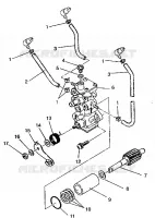 POMPE A HUILE RXL TOURING E940869 (49274327430039) pour Polaris TOURING de 1994