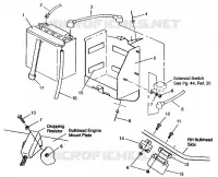 SUPPORT BATTERIE ASSEMBLY RXL TOURING E940869 (49274327430030) pour Polaris TOURING de 1994