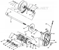 SYSTÈME DE TRANSMISSION ASSEMBLY RXL TOURING E940869 (49274327430019) pour Polaris TOURING de 1994
