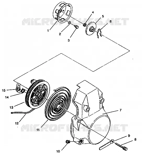 LANCEUR ASSEMBLY 440 E942760 and 440 SKS E942560 (49273927390040) Polaris SNOWMOBILES 440 1994 SKS  EURU 440 SKS - E942560