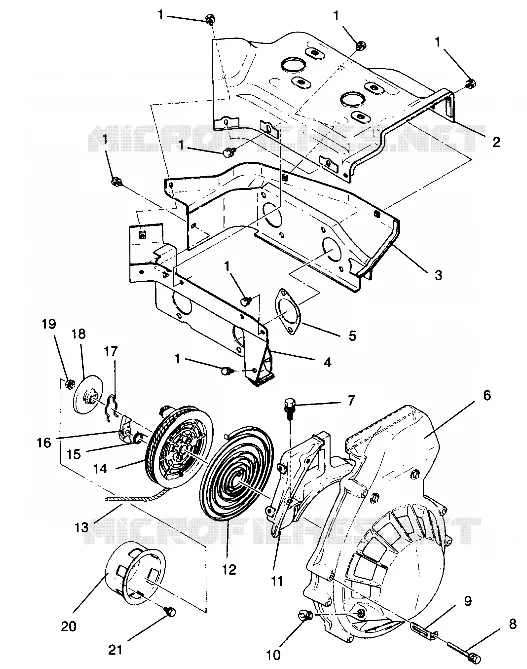 CARTERS REFROIDISSEMENT and LANCEUR SUPER SPORT 0940743 (4927742774034A) Polaris SNOWMOBILES autre 1994 SUPERSPORT  SUPER SPORT - 0940743