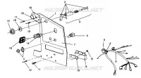 CONSOLE WIDETRAK LX 0942064 (49250425040009) pour Polaris WIDETRAK de 1994