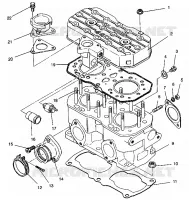 CYLINDRE WIDETRAK LX 0942064 (49250425040031) pour Polaris WIDETRAK de 1994