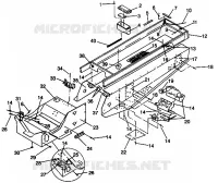 TUNNEL WIDETRAK LX 0942064 (49250425040001) pour Polaris WIDETRAK de 1994