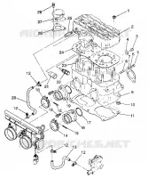 CYLINDRE 500 EFI / 0930674 and  500 EFI SKS / 0930574 (4922962296030A) pour Polaris OTHERS de 1993