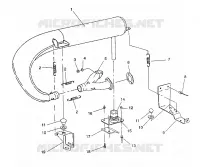 ECHAPPEMENT 500 EFI / 0930674 and  500 EFI SKS / 0930574 (4922962296026A) pour Polaris OTHERS de 1993