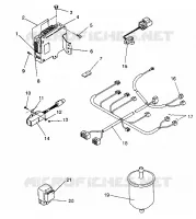 PIECES EFI 500 EFI / 0930674 AND  500 EFI SKS / 0930574 (4922962296038A) pour Polaris OTHERS de 1993
