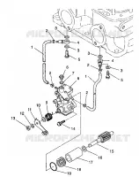 POMPE A HUILE 500 EFI / 0930674 and  500 EFI SKS / 0930574 (4922962296035A) pour Polaris OTHERS de 1993