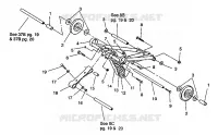BRAS DE SUSPENSION AVANT STORM/0932770 AND STORM SKS/0932570 (4923032303021A) pour Polaris STORM de 1993