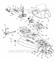 CAPOT Storm/0932770 and Storm SKS/0932570 (4923032303005A) pour Polaris STORM de 1993
