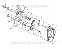 CARTER DE CHAINEE ASSEMBLY STORM/0932770 AND STORM SKS/0932570 (4923032303017A) pour Polaris STORM de 1993