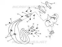 ECHAPPEMENT Storm/0930782 and Storm SKS/0930582 (4923032303026A) pour Polaris STORM de 1993