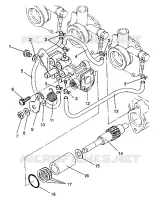 POMPE A HUILE Storm/0932770 and Storm SKS/0932570 (4923032303034A) pour Polaris STORM de 1993