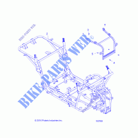 CHASSIS, CHASSIS   A18HAA15N7 (100769) pour Polaris ACE 150 MD de 2018