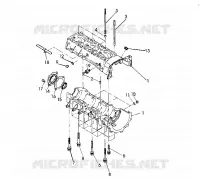 CARTERS MOTEUR RXL/RXL SKS (4921322132037A) pour Polaris OTHERS de 1992