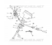 DIRECTION   GUIDON RXL/RXL SKS (4921322132018A) pour Polaris OTHERS de 1992