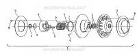 EMBRAYAGE DE TRANSMISSION RXL/RXL SKS (4921322132030A) pour Polaris OTHERS de 1992
