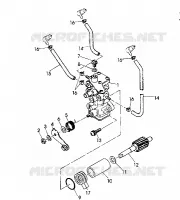 POMPE A HUILE RXL/RXL SKS (4921322132042A) pour Polaris OTHERS de 1992