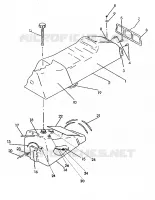 SIEGE/RESERVOIR ASSEMBLY RXL/RXL SKS (4921322132003A) pour Polaris OTHERS de 1992