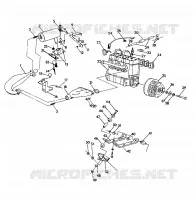 SUPPORT MOTEUR RXL/RXL SKS (4921322132031A) pour Polaris OTHERS de 1992