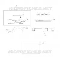 OUTILS   A17SYS95CK (49ATVTOOL10SPXP550) pour Polaris SPORTSMAN 1000 TOURING TRACTOR  de 2017