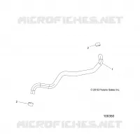 REFROIDISSEMENT BYPASS   A17SYS95CK (100350) pour Polaris SPORTSMAN 1000 TOURING TRACTOR  de 2017