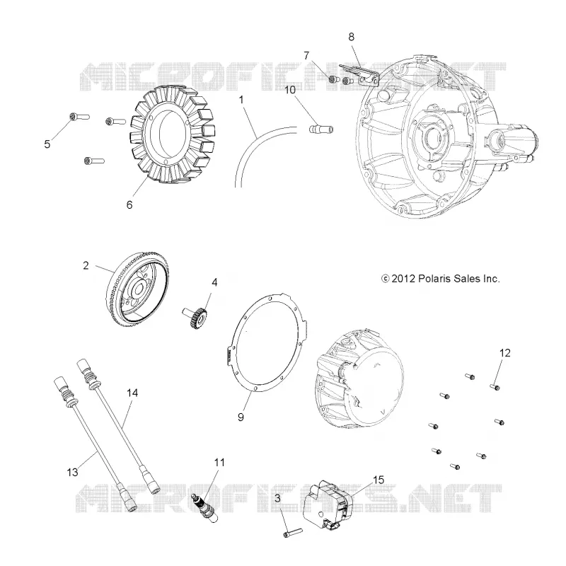 ELECTRICITE, IGNITION SYSTEM - A16SVA85A2 (49ATVMAGNETO13SPXP850) Polaris SCRAMBLER 850 2016 SCRAMBLER 850  SCRAMBLER 850