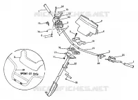 DIRECTION   GUIDON Sport/Sport GT (4921282128022A) pour Polaris OTHERS de 1992