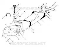 SIEGE/RESERVOIR ASSEMBLY Sport (4921282128005A) pour Polaris OTHERS de 1992