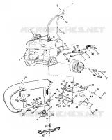 SUPPORT MOTEUR Sport/Sport GT (4921282128037A) pour Polaris OTHERS de 1992