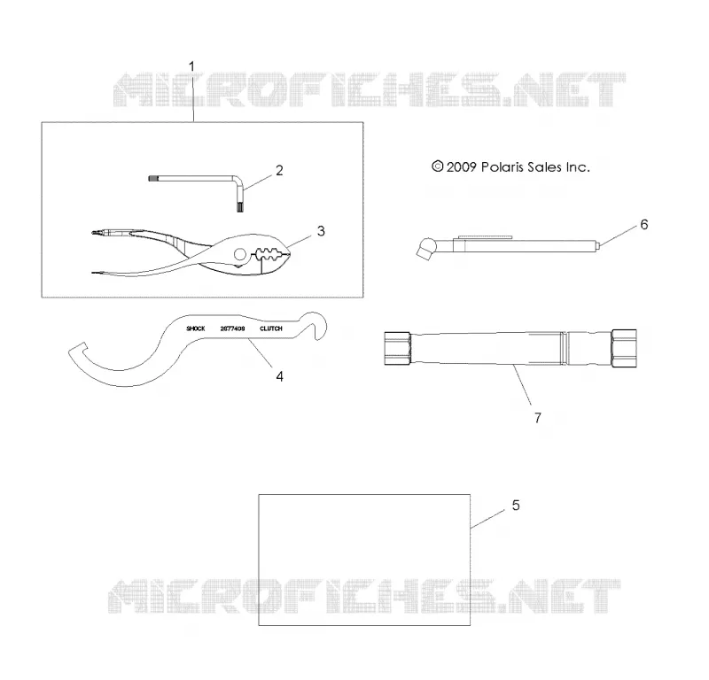 OUTILS - A16SXN85A3  Polaris SPORTSMAN 850 2016 SPORTSMAN 850 HL   SPORTSMAN 850 HIGH LIFTER