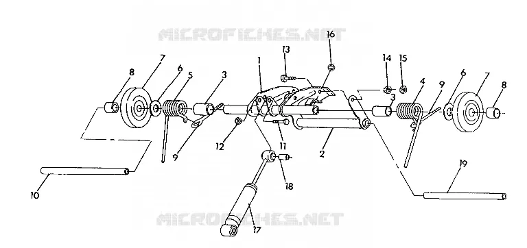 BRAS DE SUSPENSION ARRIERE INDY LITE GT (4921342134018A) Polaris SNOWMOBILES autre 1992 OTHERS  SWE LITE GT - S923133
